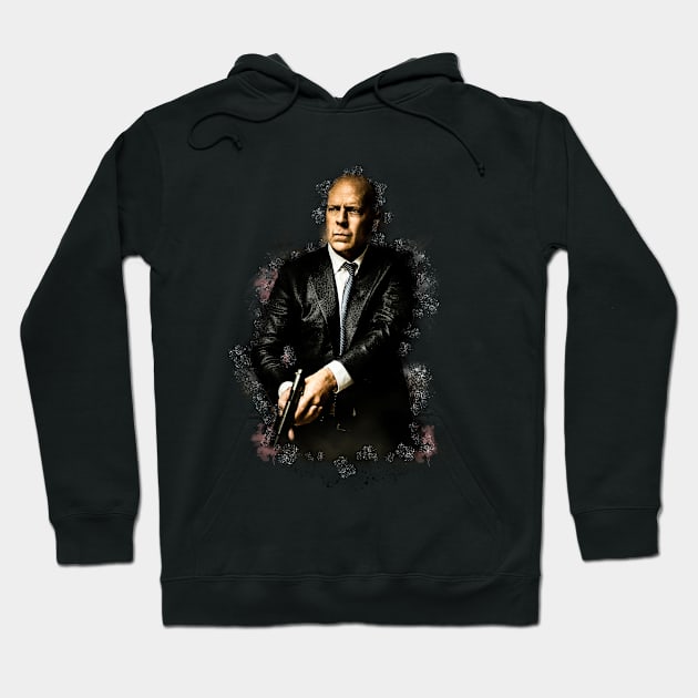 Bruce Willis Hoodie by mobilunik